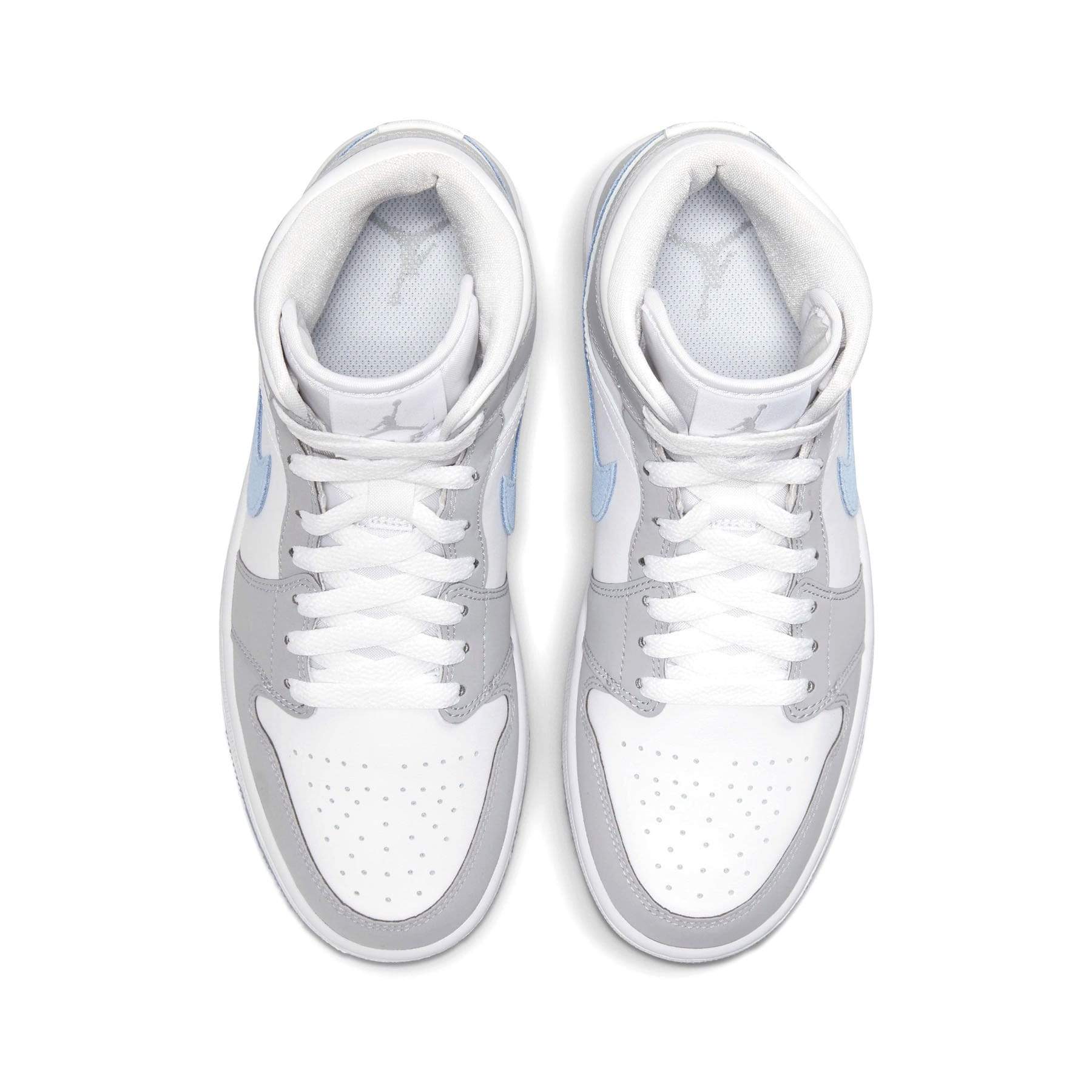 Air Jordan 1 Mid Wmns 'White Wolf Grey' - Sole Collectors